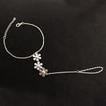 Bracelet Fleur Chaîne de Fleur Argent