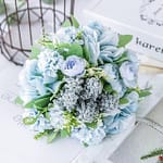 Fleurs artificielles Bouquet Composé Bleu