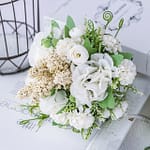 Fleurs artificielles Bouquet Composé Blanc