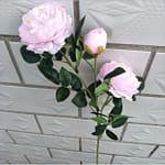 Fleurs artificielles Pivoines Rose Claire 5