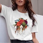 T-shirt Fleuri Fleur en 3D WH L