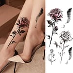 Tatouage éphémère Fleur Set de Roses Default Title