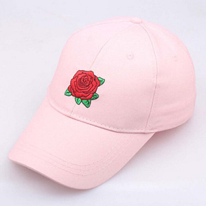 Chapeau Fleur Casquette Rose