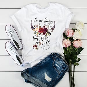 T-shirt Fleuri Fleur et citations XXL