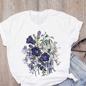 T-shirt Fleuri Fleurs Bleues bvr21857 XXL