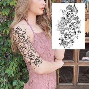 Tatouage éphémère Fleur Mandala et Fleur Default Title